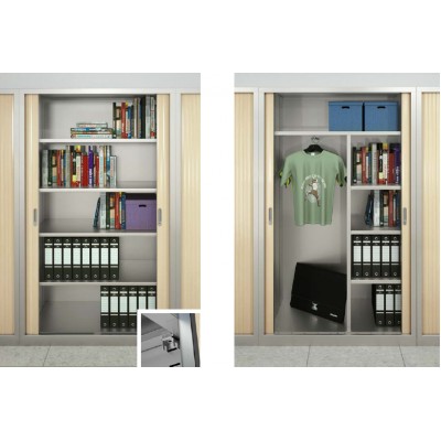 OH-SYSTEMS librerías metálicas con puertas de persianas